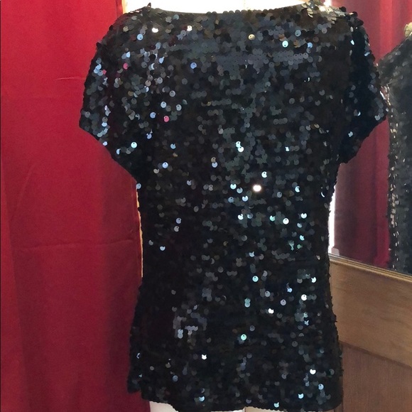 EUC INC sequined blouse - size large - Picture 3 of 6